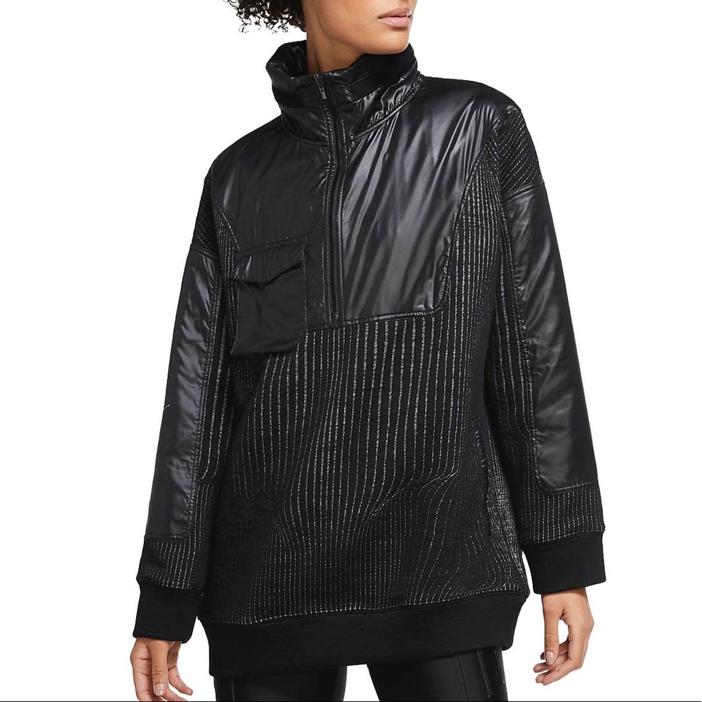 NWT Nike City Ready 1/4 Zip Training Jacket in Black Size Small